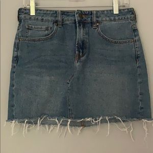 pacsun jean skirt